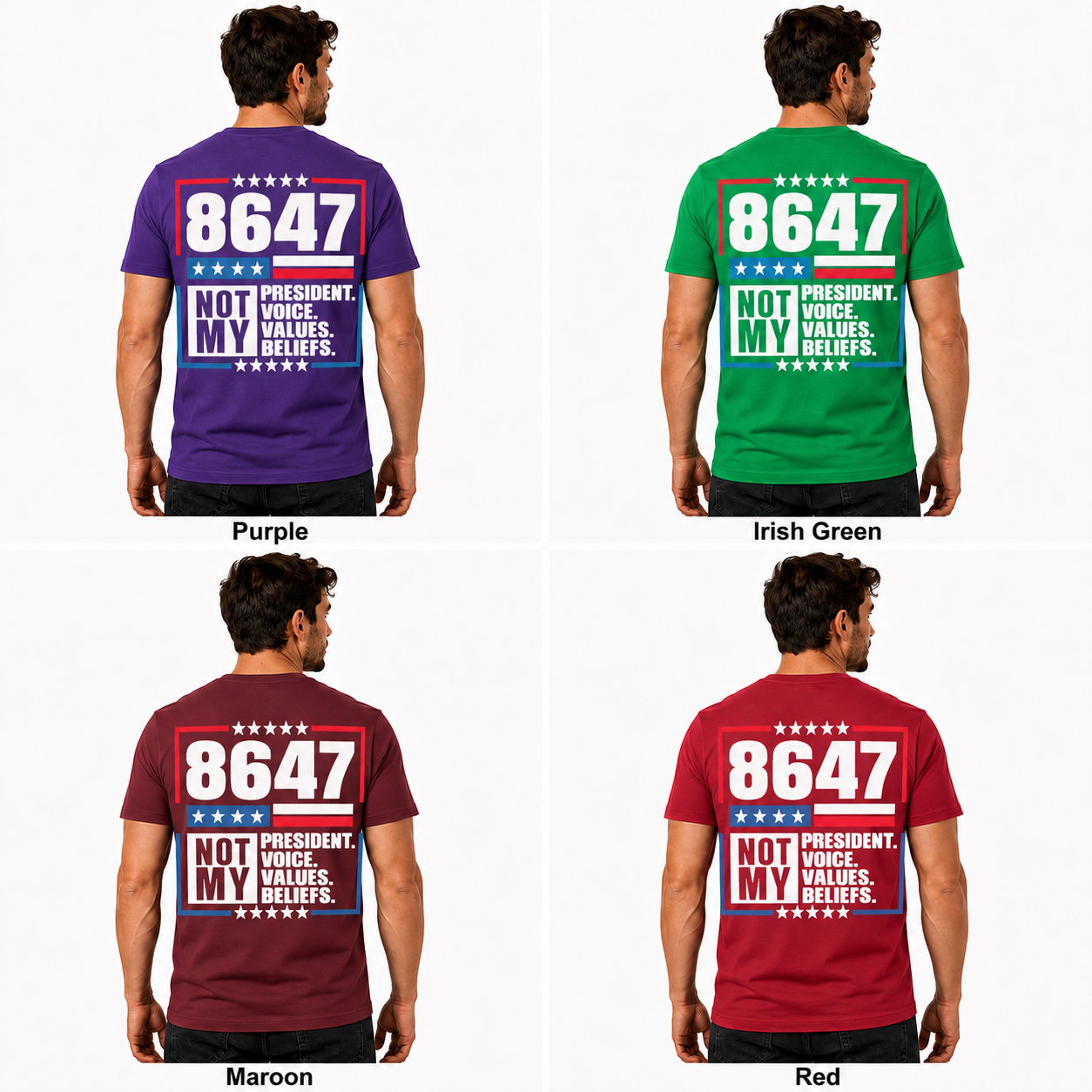 8647 Not My President Shirt Anti Trump Political Protest Graphic Tee Resistance Gift For Adults