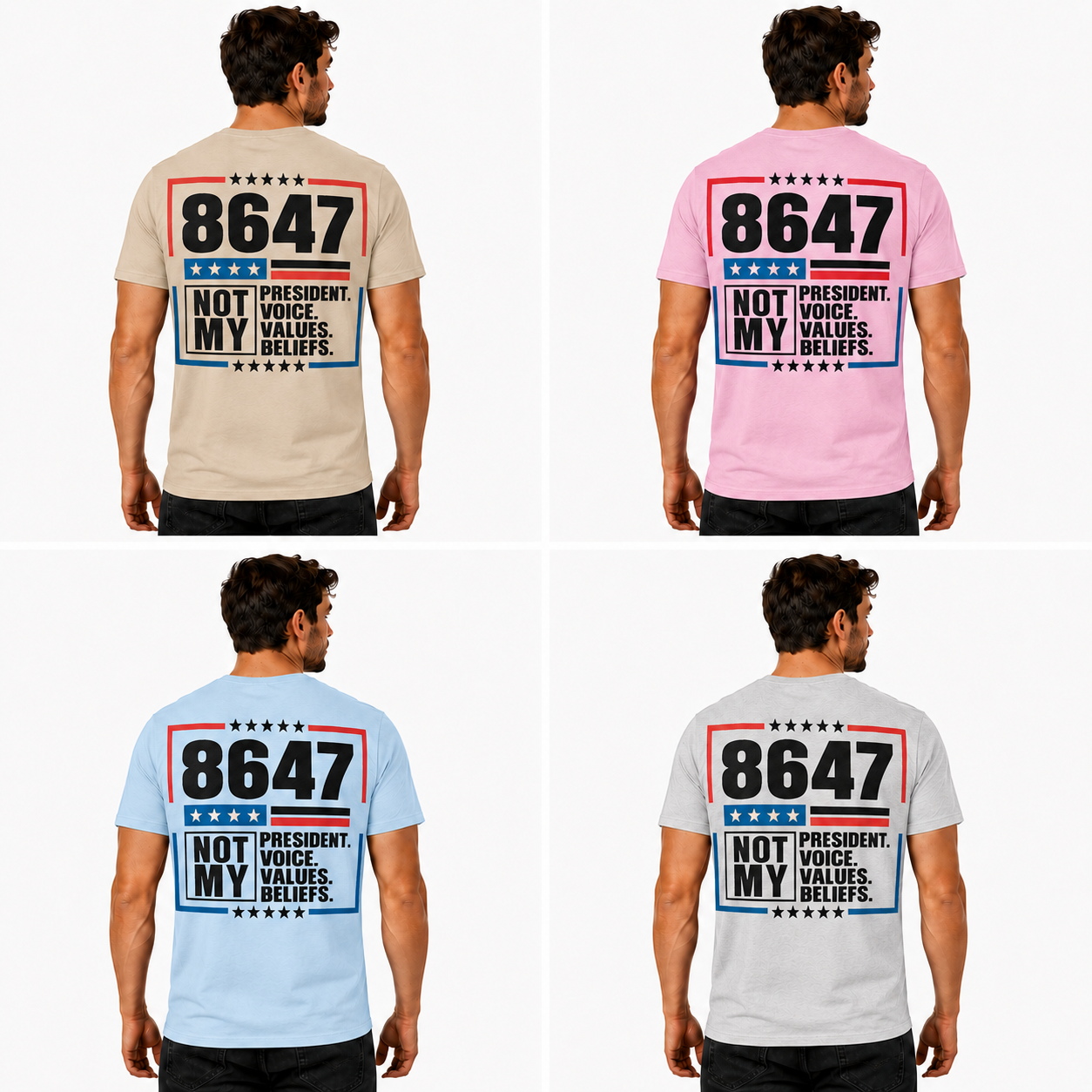 8647 Not My President Shirt Anti Trump Political Protest Graphic Tee Resistance Gift For Adults
