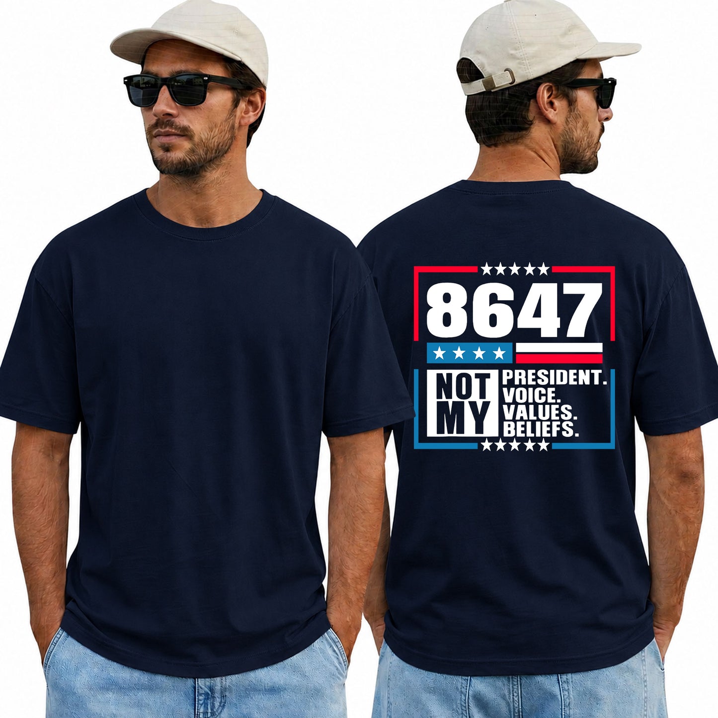 8647 Not My President Shirt Anti Trump Political Protest Graphic Tee Resistance Gift For Adults