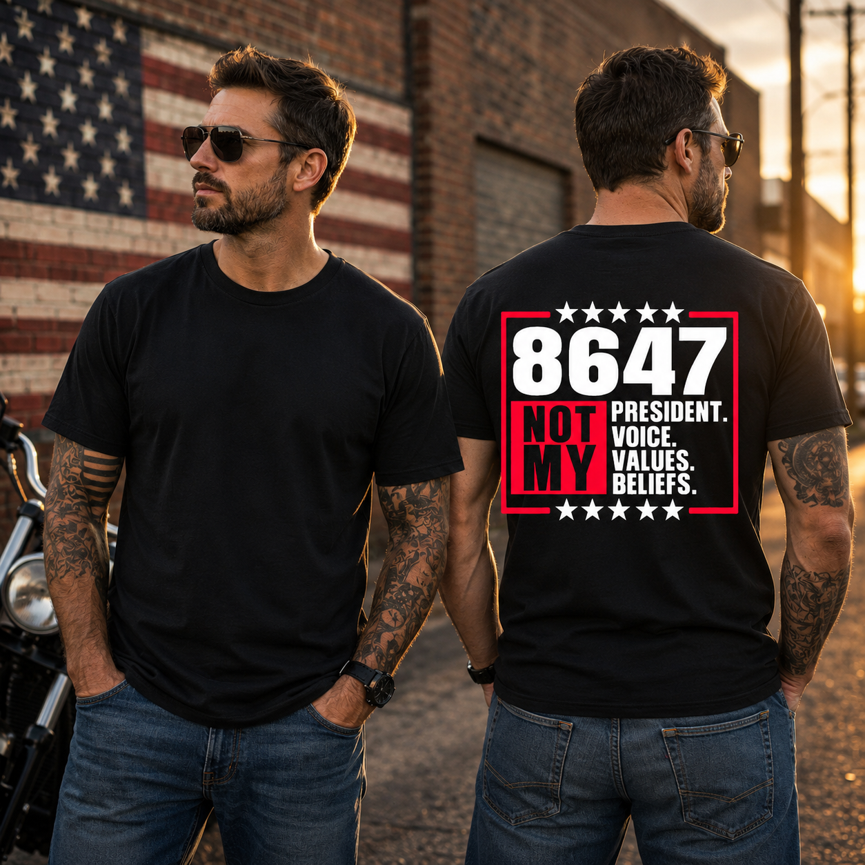8647 Not My President Shirt Funny Anti Trump Political Graphic Tee Protest Gift For Adults