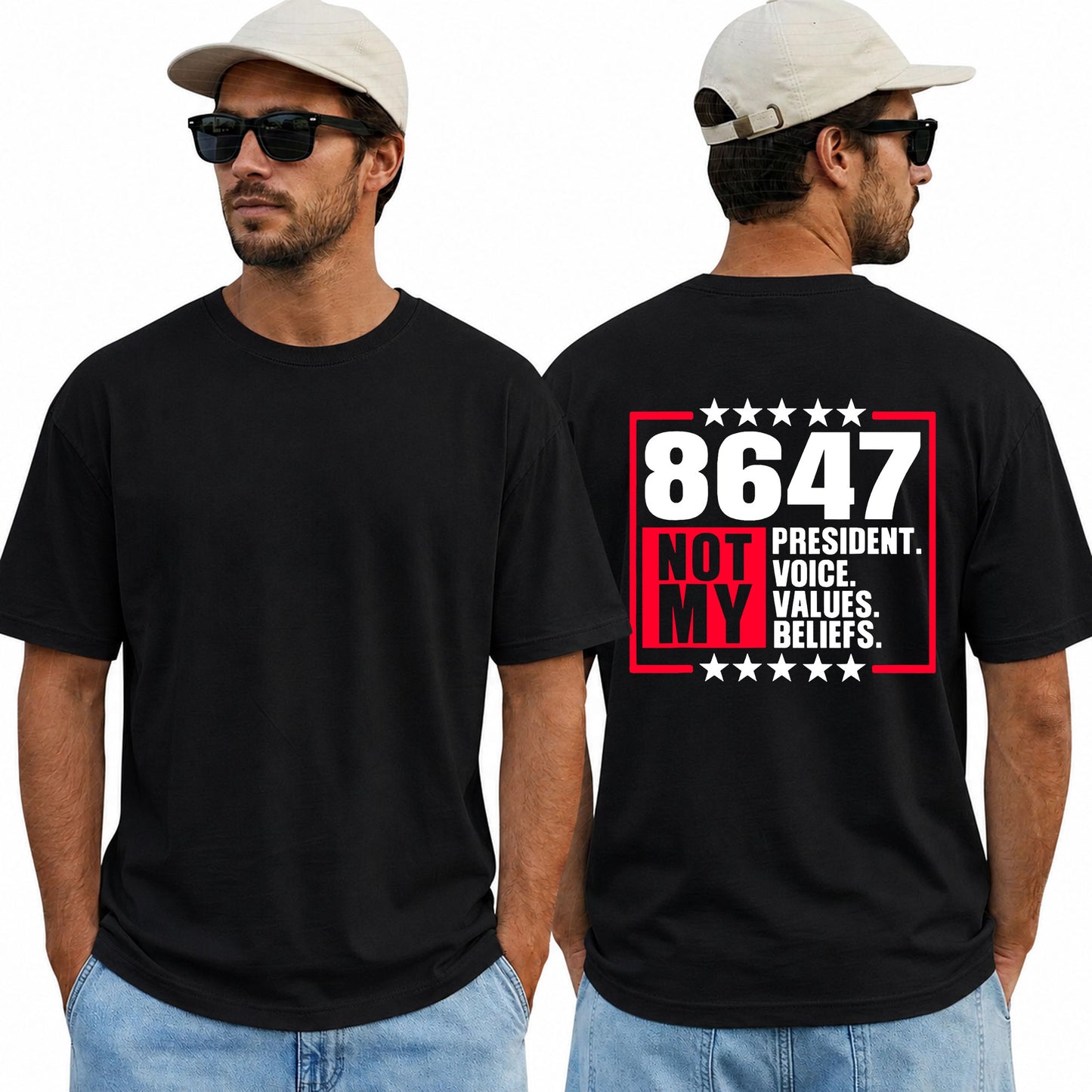 8647 Not My President Shirt Funny Anti Trump Political Graphic Tee Protest Gift For Adults