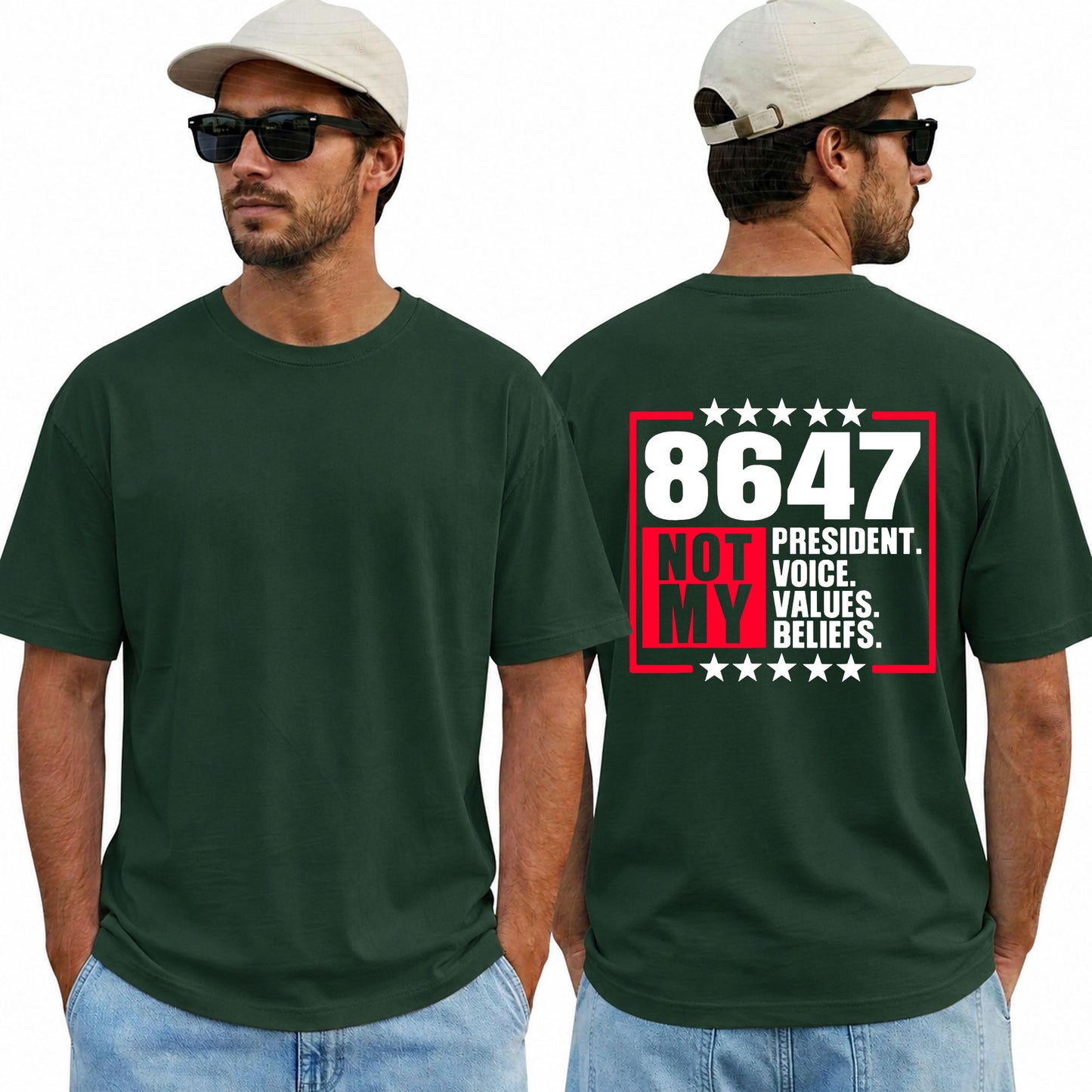 8647 Not My President Shirt Funny Anti Trump Political Graphic Tee Protest Gift For Adults