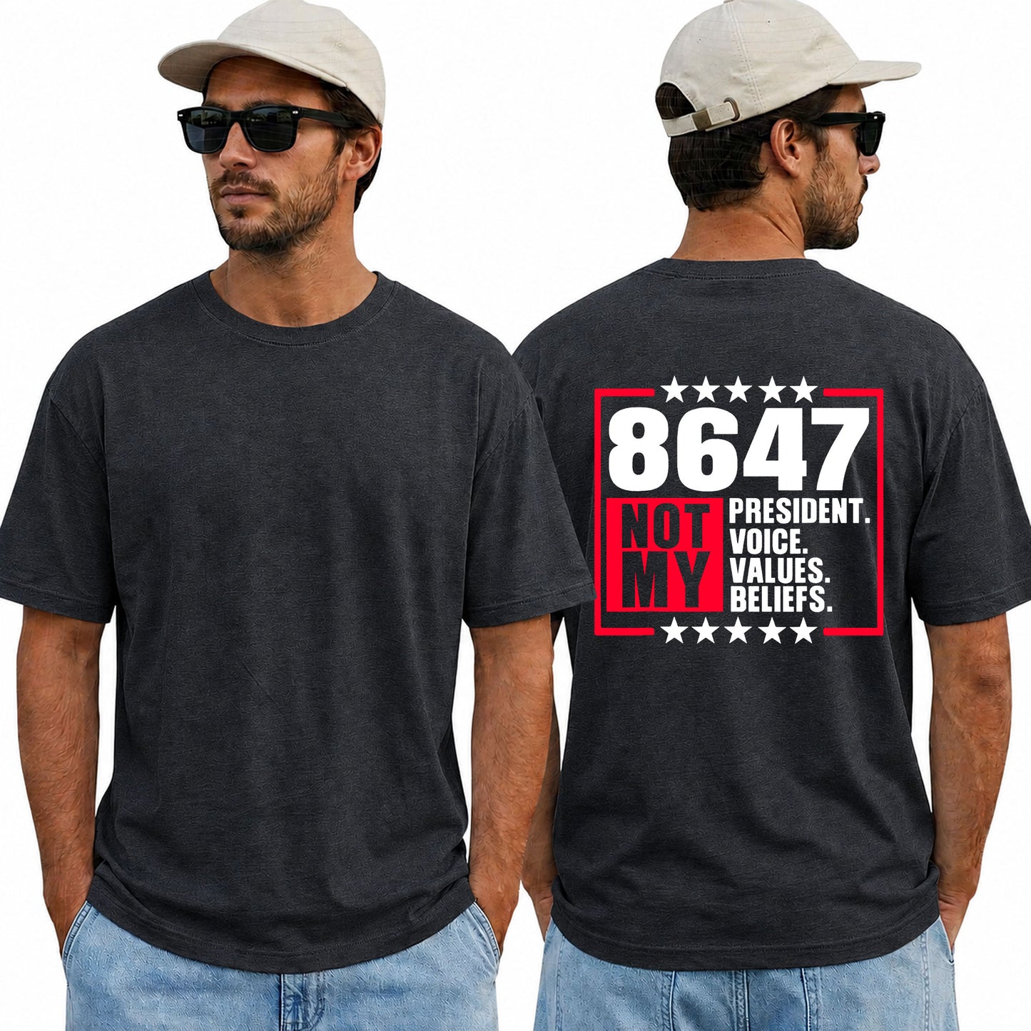 8647 Not My President Shirt Funny Anti Trump Political Graphic Tee Protest Gift For Adults