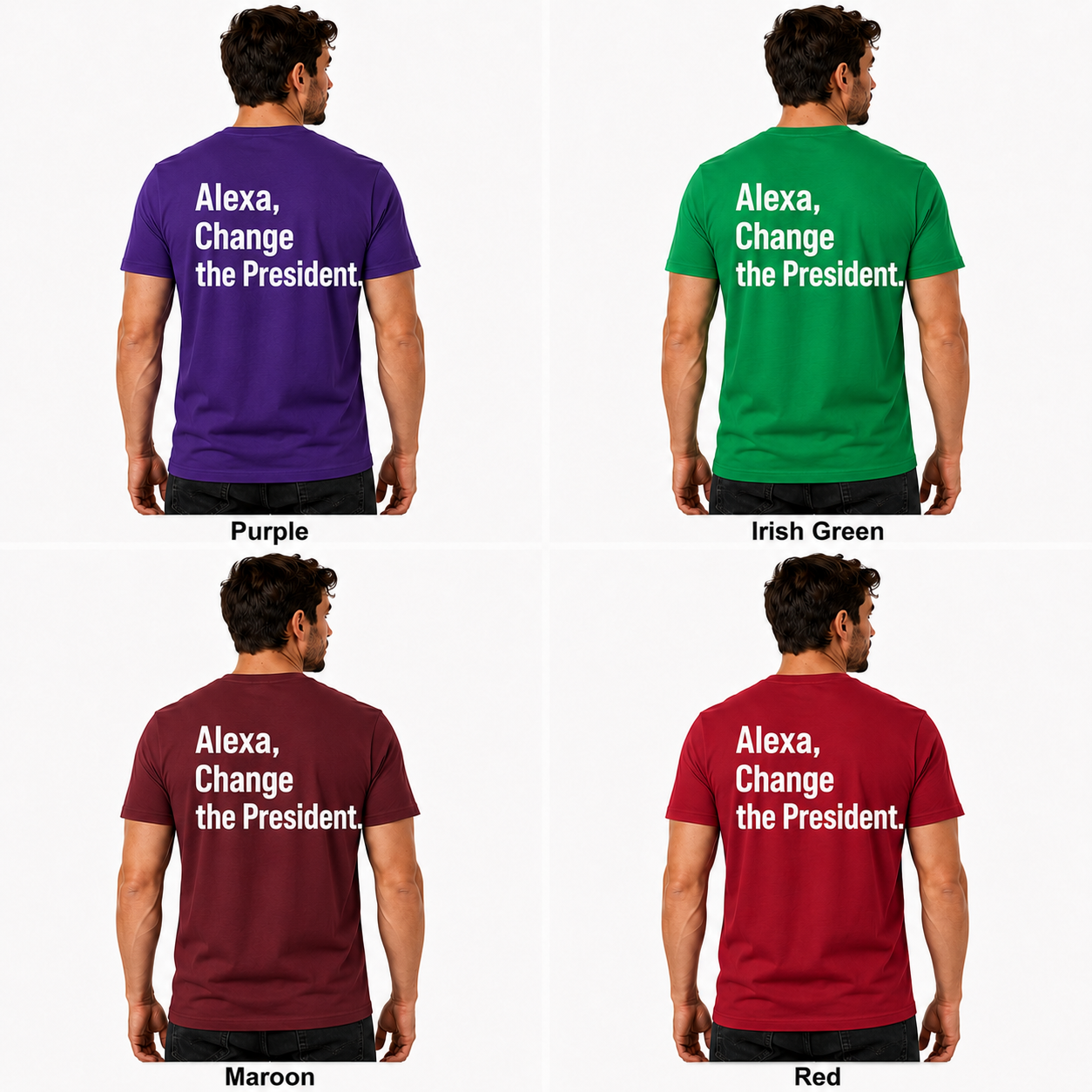 Alexa Change The President Shirt Funny Anti Trump Political Graphic Tee Protest Gift For Adults