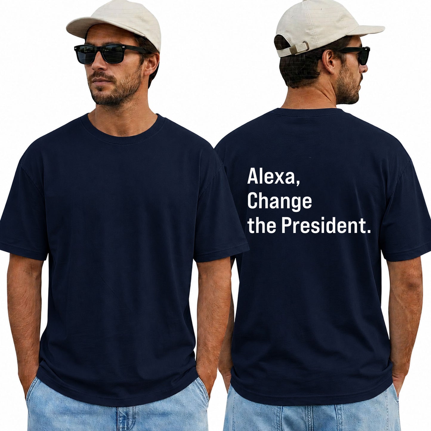 Alexa Change The President Shirt Funny Anti Trump Political Graphic Tee Protest Gift For Adults
