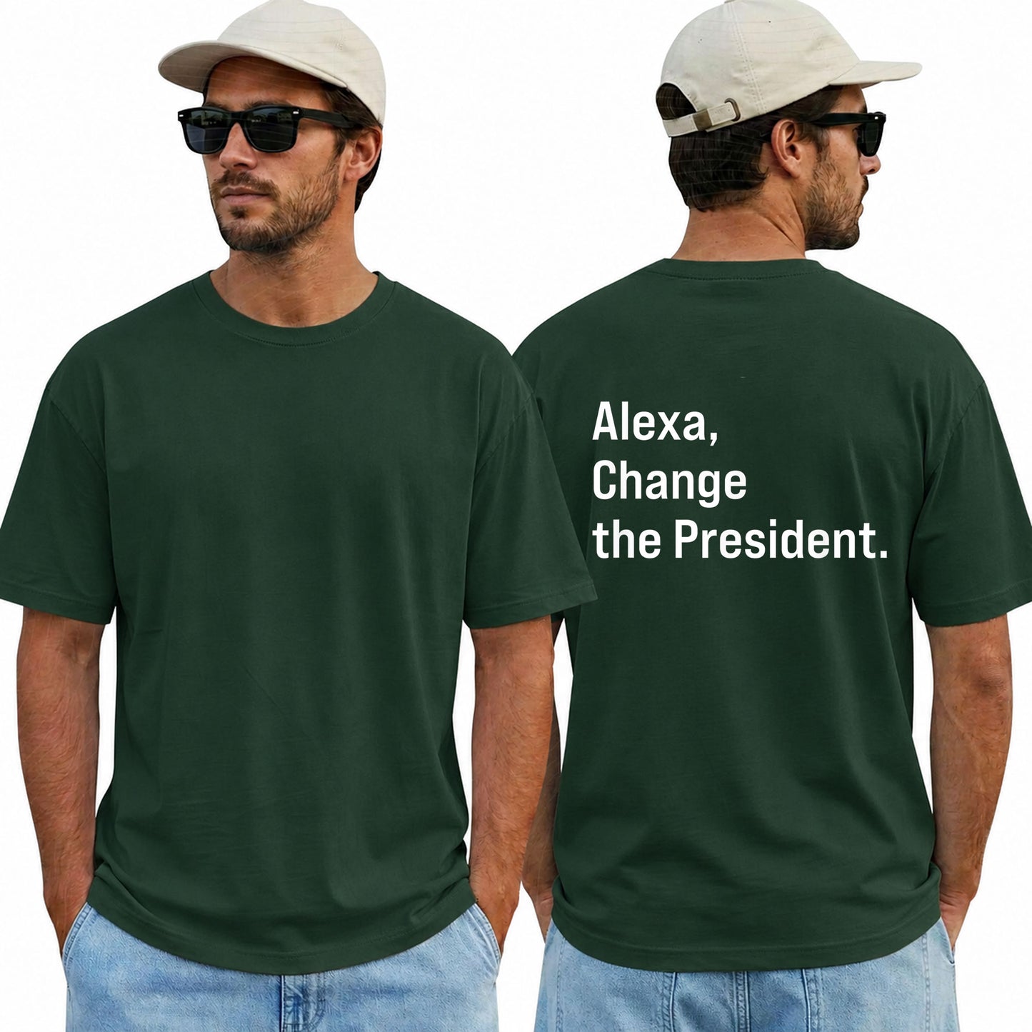 Alexa Change The President Shirt Funny Anti Trump Political Graphic Tee Protest Gift For Adults