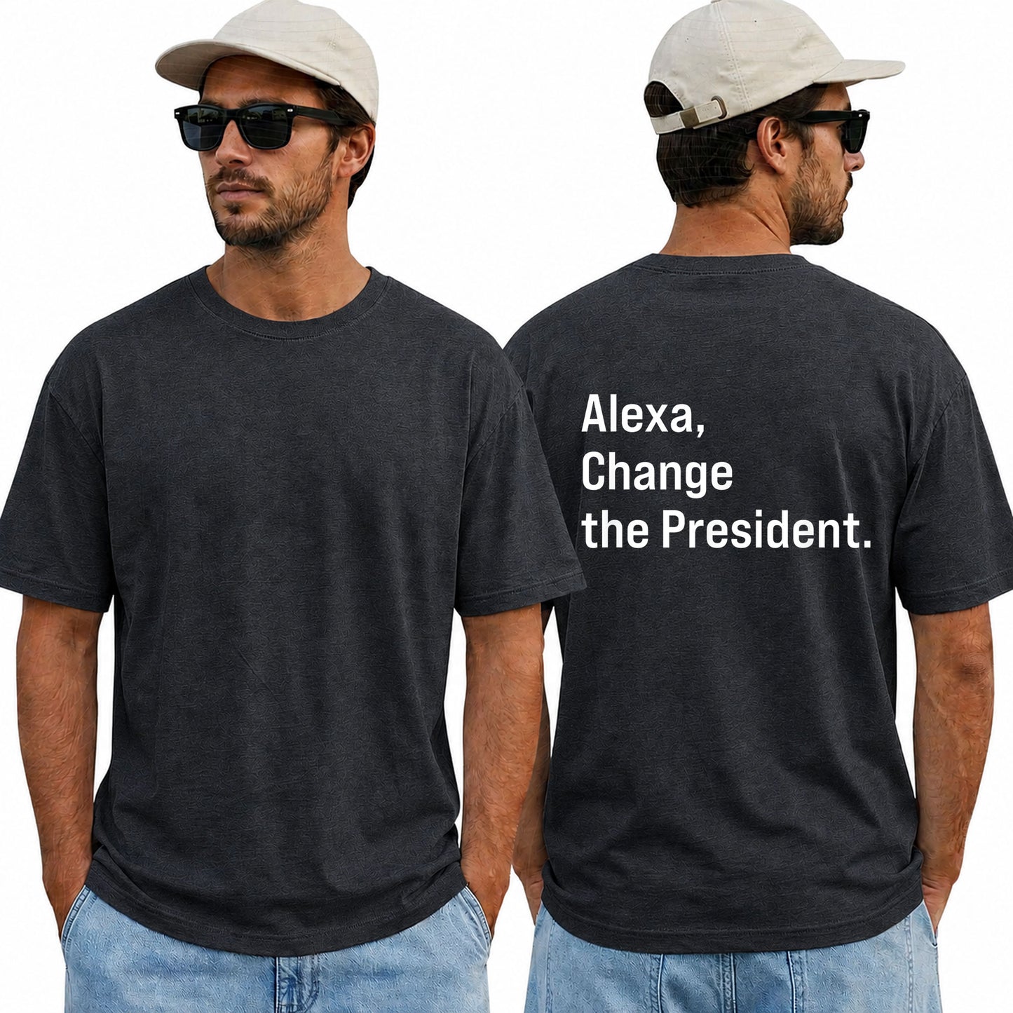 Alexa Change The President Shirt Funny Anti Trump Political Graphic Tee Protest Gift For Adults