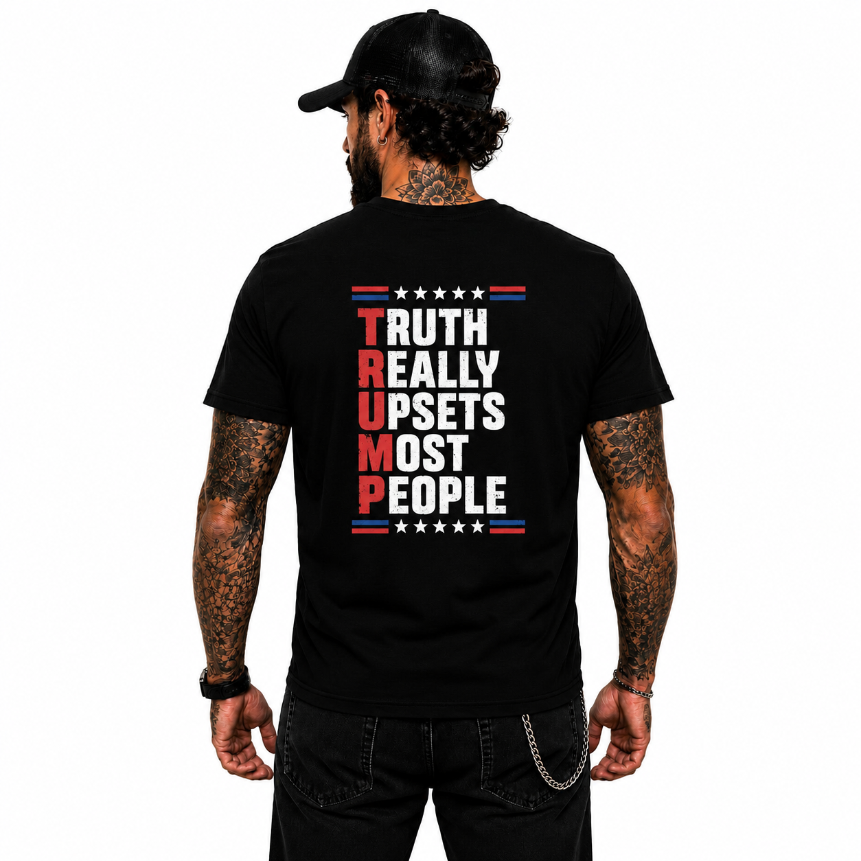 Truth Really Upsets Most People Shirt Funny Conservative Patriotic Graphic Tee Republican Gift For Adults