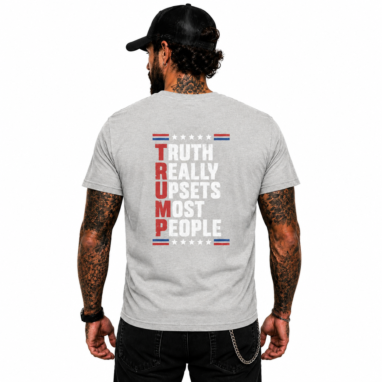 Truth Really Upsets Most People Shirt Funny Conservative Patriotic Graphic Tee Republican Gift For Adults