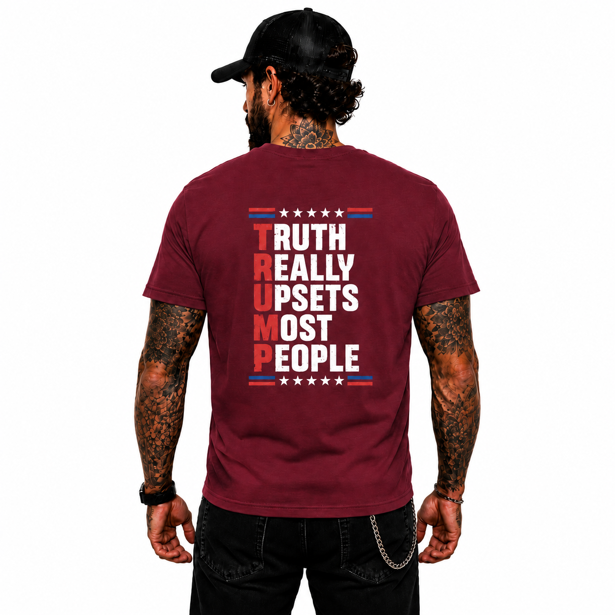 Truth Really Upsets Most People Shirt Funny Conservative Patriotic Graphic Tee Republican Gift For Adults