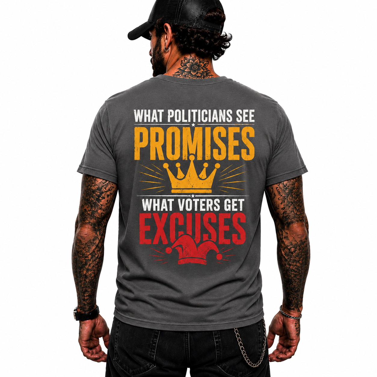 What Politicians See Promises Shirt Funny Political Humor Graphic Tee Patriotic Gift For Adults
