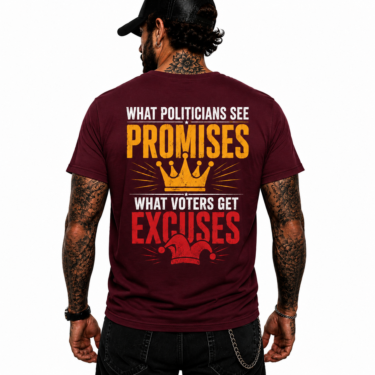 What Politicians See Promises Shirt Funny Political Humor Graphic Tee Patriotic Gift For Adults