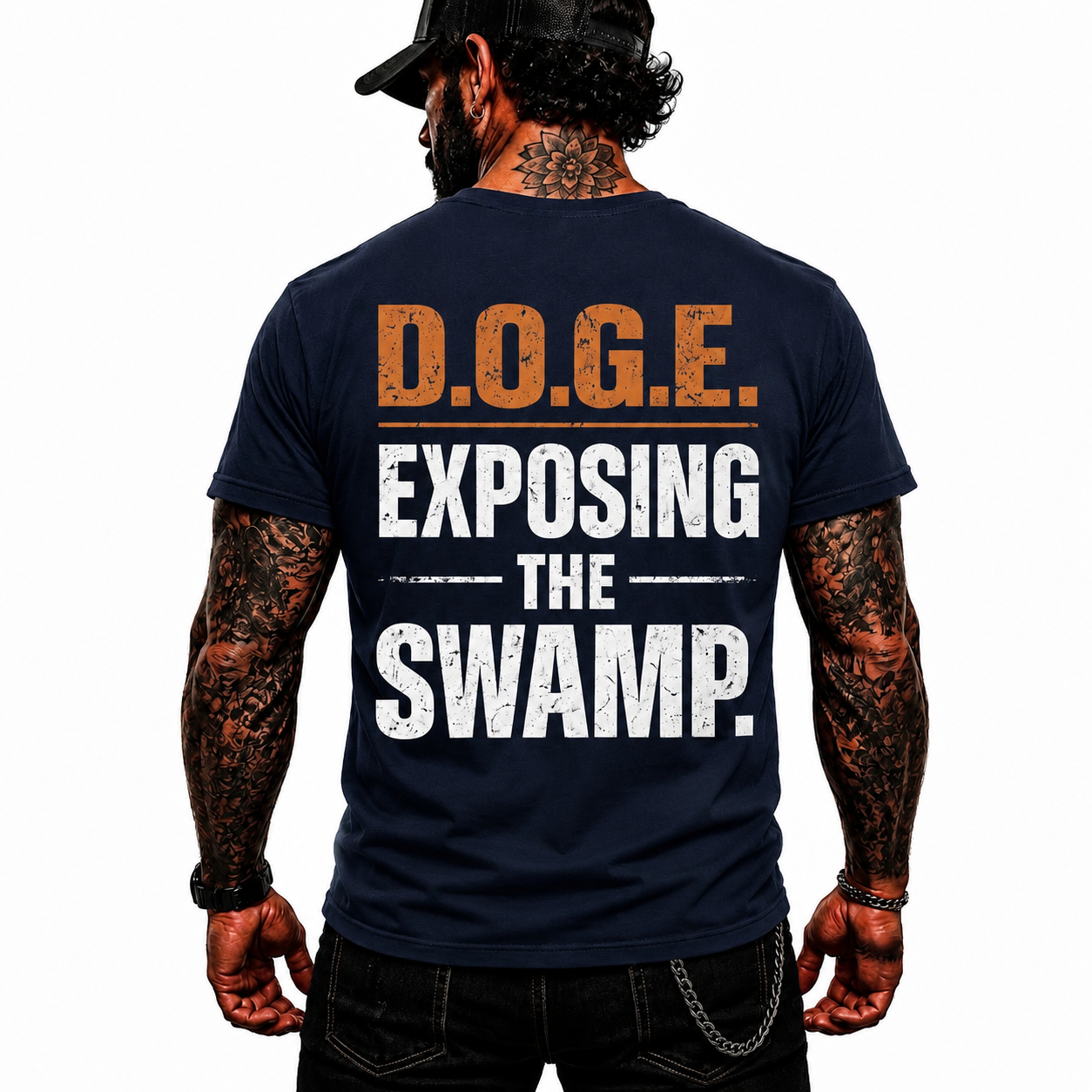DOGE Exposing The Swamp Shirt Funny Conservative Political Graphic Tee Patriotic Gift For Adults