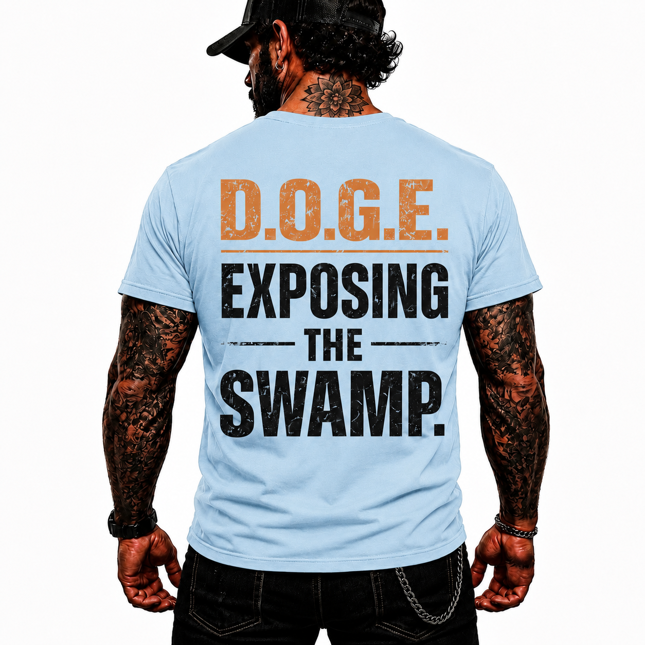 DOGE Exposing The Swamp Shirt Funny Conservative Political Graphic Tee Patriotic Gift For Adults