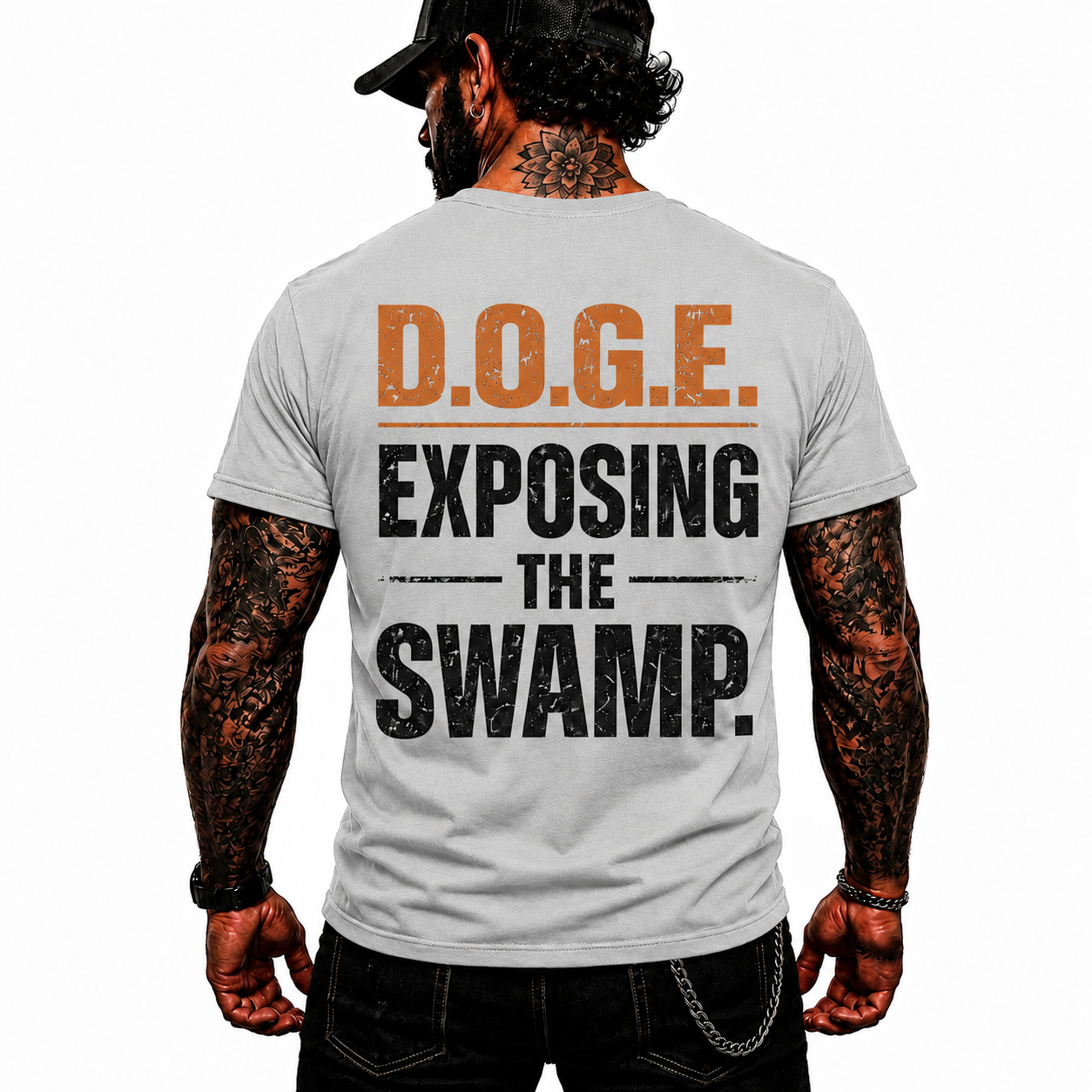 DOGE Exposing The Swamp Shirt Funny Conservative Political Graphic Tee Patriotic Gift For Adults