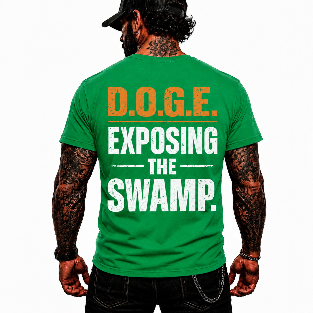 DOGE Exposing The Swamp Shirt Funny Conservative Political Graphic Tee Patriotic Gift For Adults