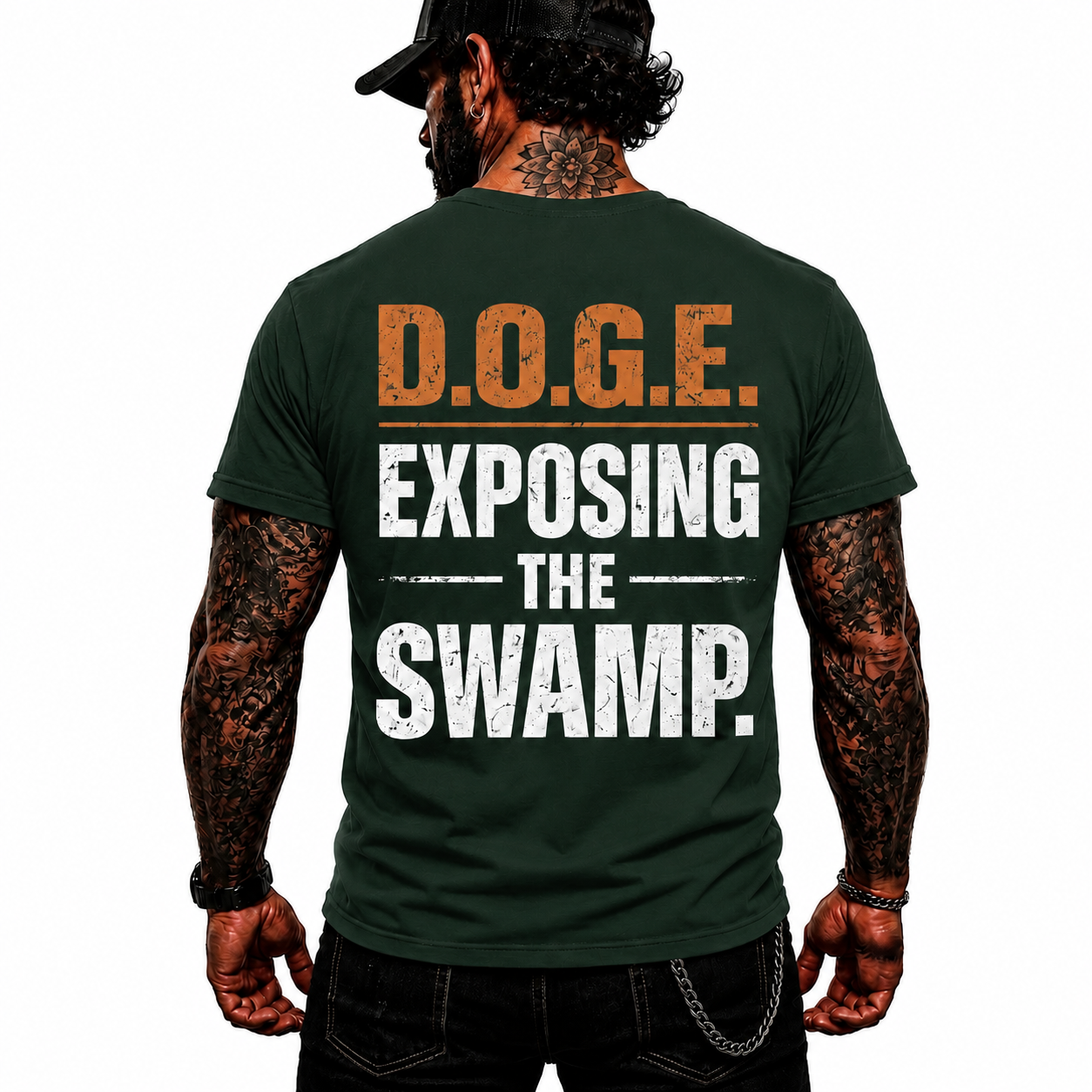 DOGE Exposing The Swamp Shirt Funny Conservative Political Graphic Tee Patriotic Gift For Adults