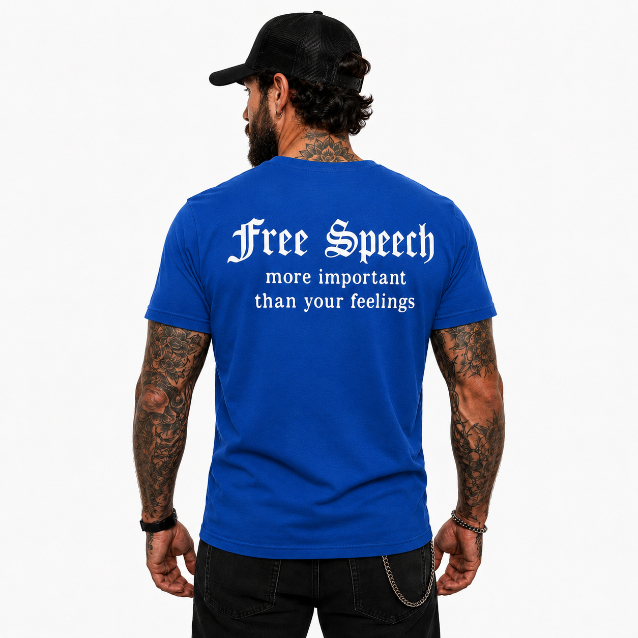 Free Speech More Important Than Your Feelings Shirt Funny Conservative Political Graphic Tee Patriot Gift For Adults