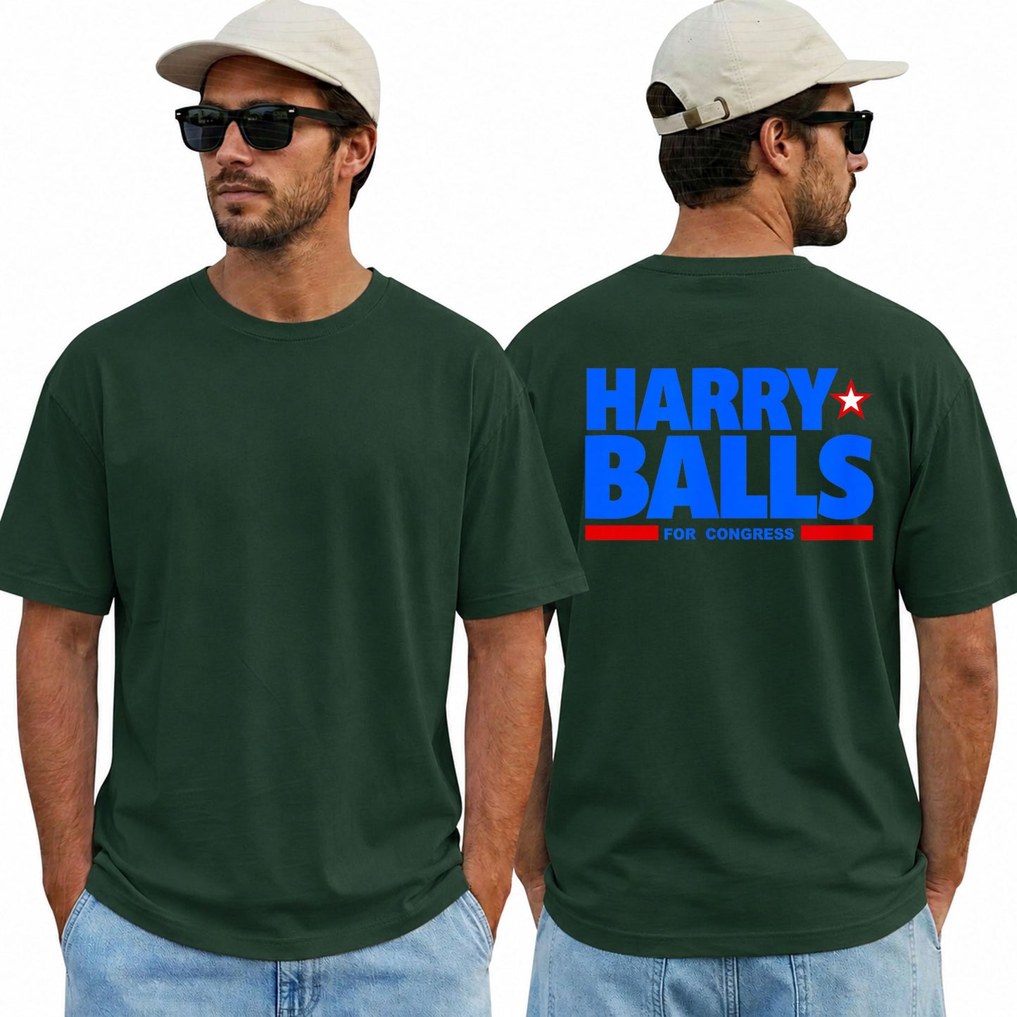 Harry Balls For Congress Shirt Funny Political Humor Graphic Tee Election Parody Gift For Adults