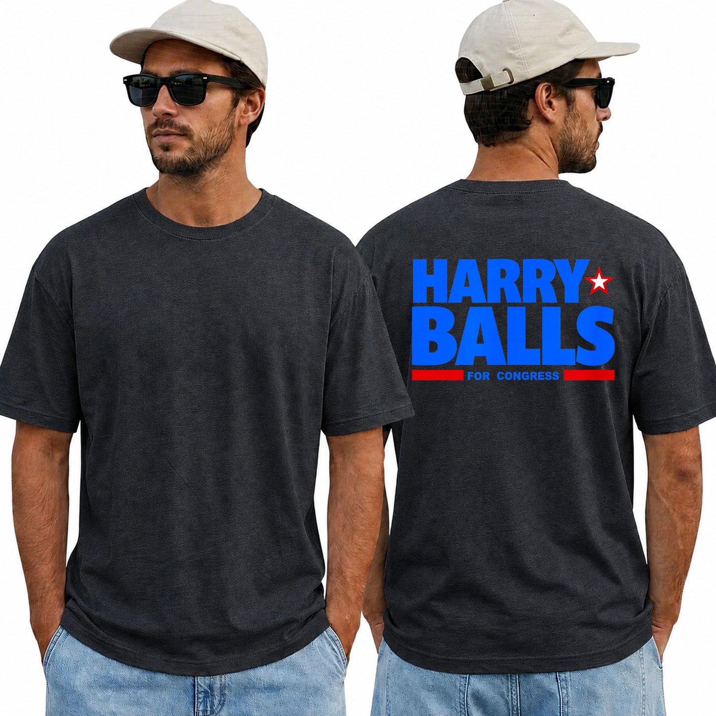 Harry Balls For Congress Shirt Funny Political Humor Graphic Tee Election Parody Gift For Adults