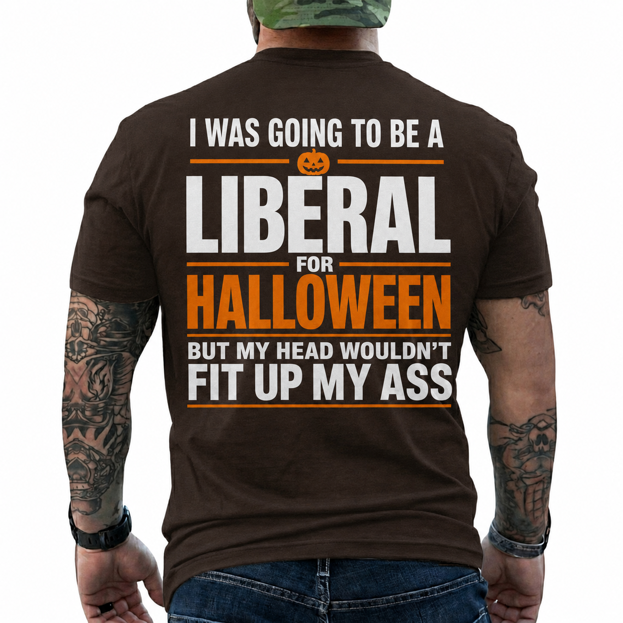 I Was Going To Be A Liberal For Halloween Shirt Funny Conservative Political Graphic Tee Sarcastic Gift For Adults
