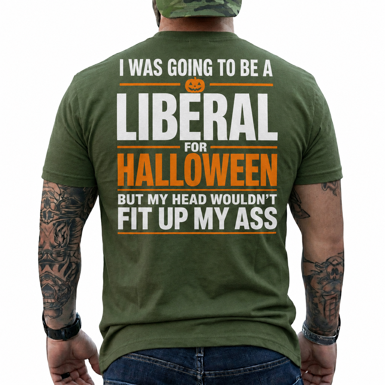 I Was Going To Be A Liberal For Halloween Shirt Funny Conservative Political Graphic Tee Sarcastic Gift For Adults