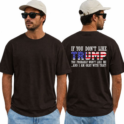 If You Dont Like Trump Shirt Funny Conservative Political Graphic Tee Republican Patriot Gift For Adults
