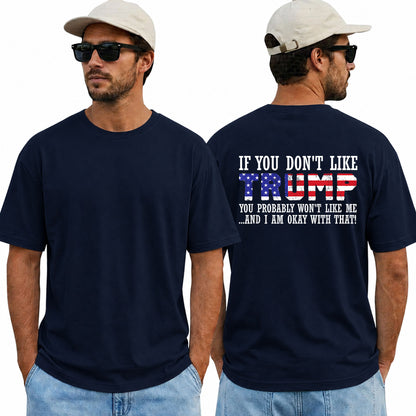 If You Dont Like Trump Shirt Funny Conservative Political Graphic Tee Republican Patriot Gift For Adults