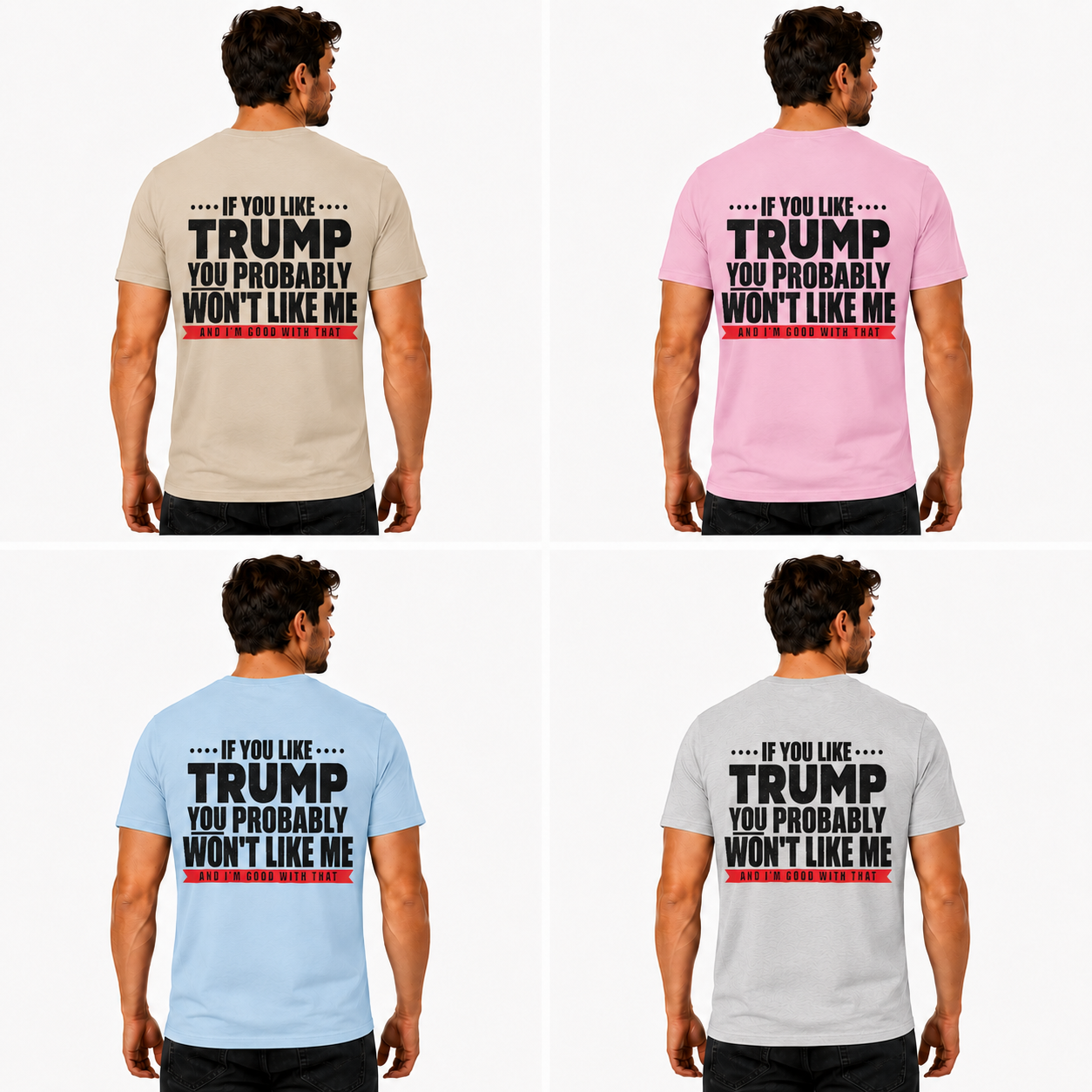 If You Like Trump You Probably Wont Like Me Shirt Funny Anti Trump Political Graphic Tee Protest Gift For Adults