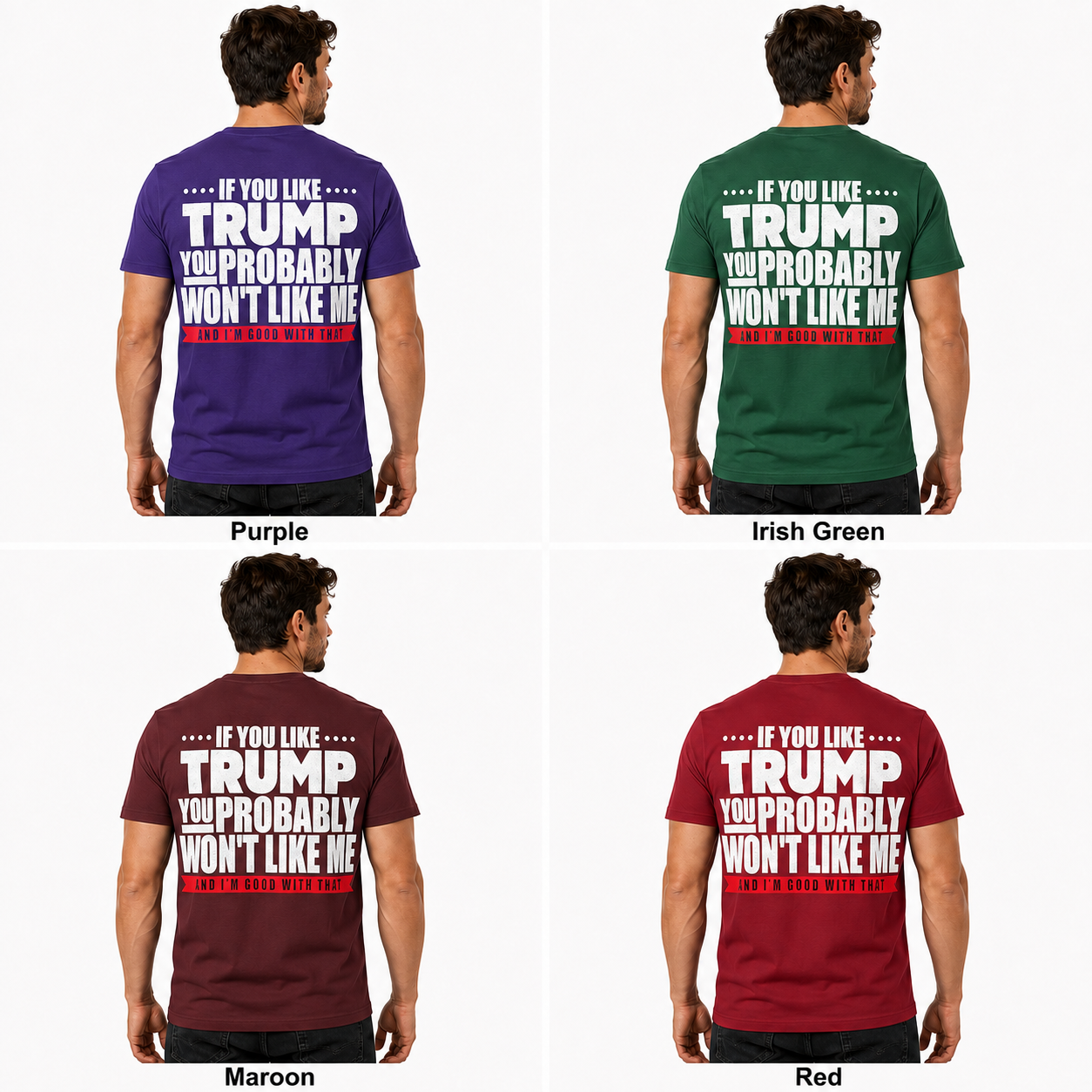 If You Like Trump You Probably Wont Like Me Shirt Funny Anti Trump Political Graphic Tee Protest Gift For Adults