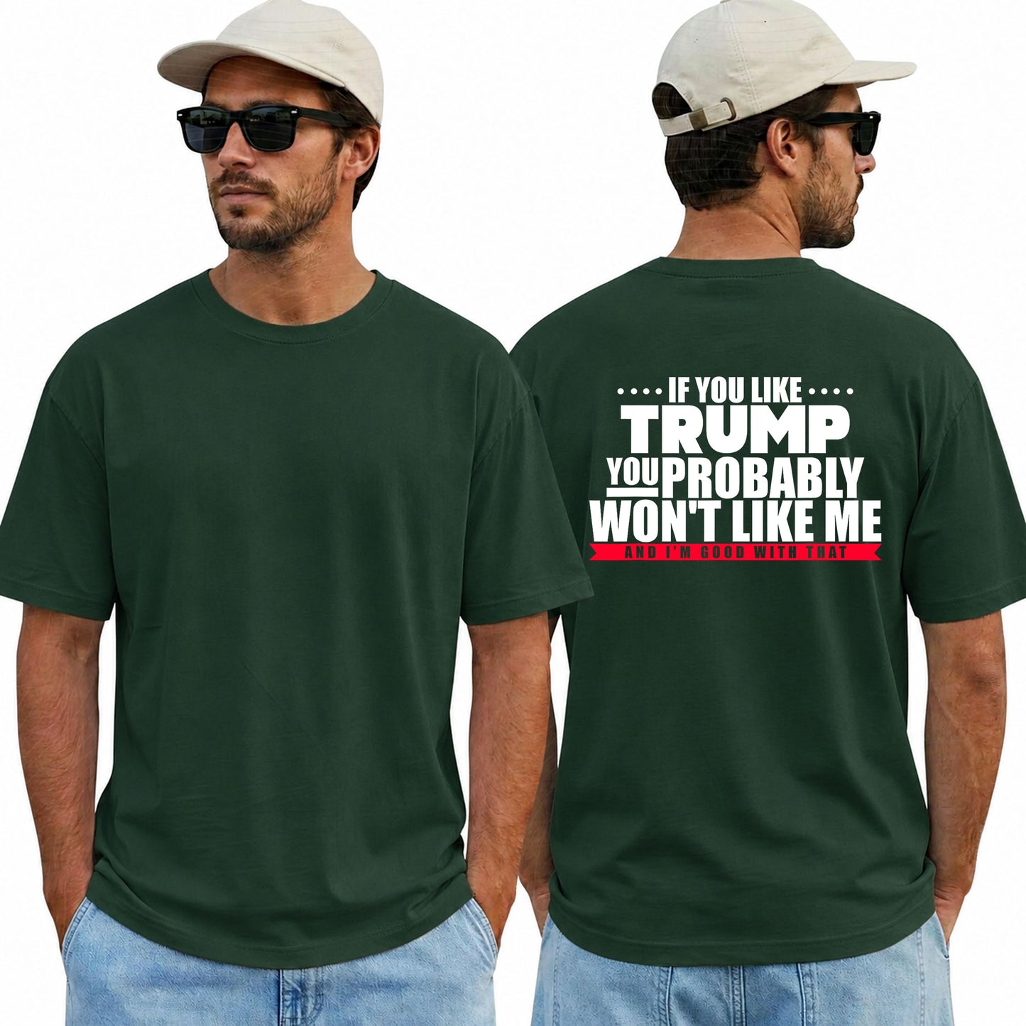 If You Like Trump You Probably Wont Like Me Shirt Funny Anti Trump Political Graphic Tee Protest Gift For Adults