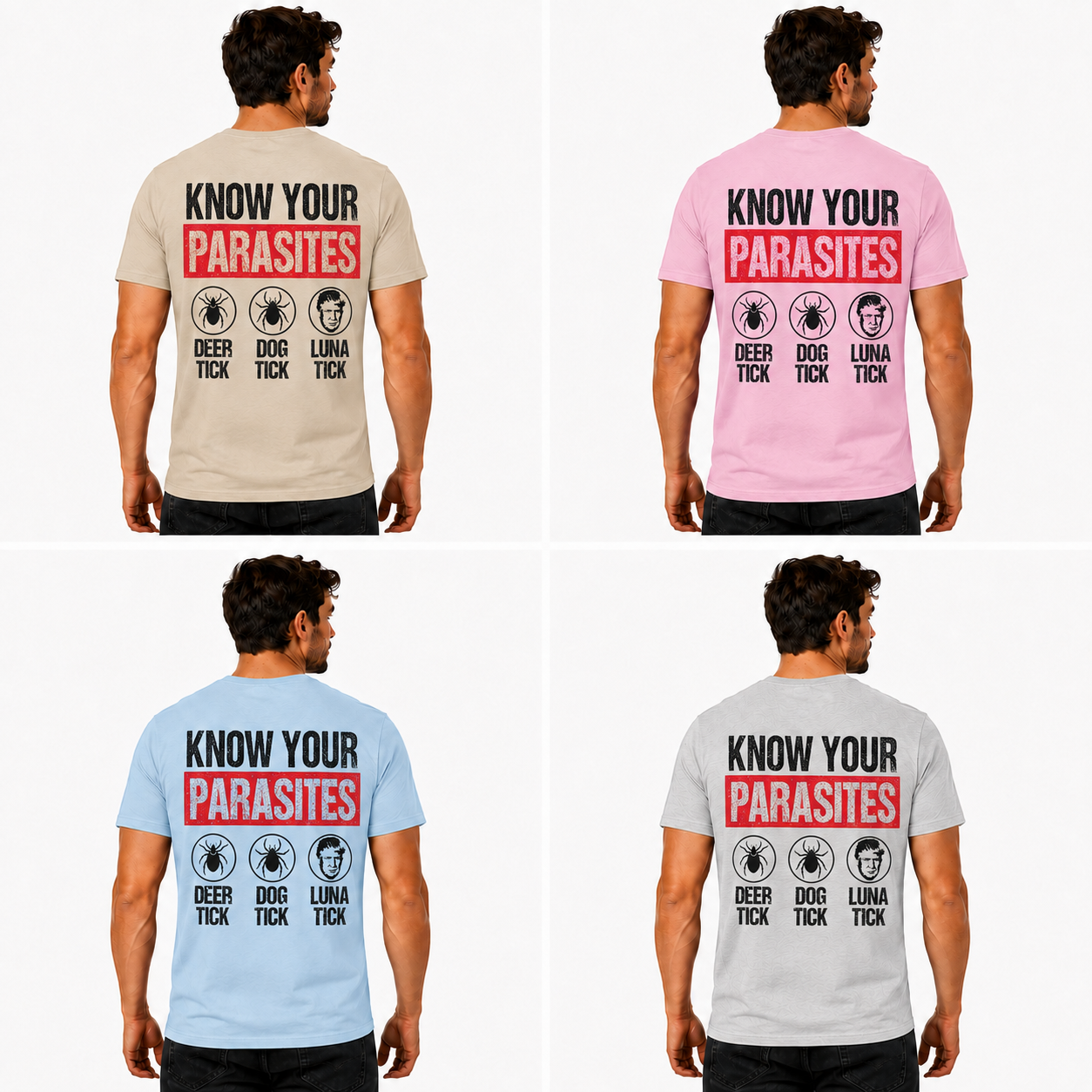 Know Your Parasites Politicians Media Bureaucrats Lobbyists Shirt Funny Anti Establishment Political Graphic Tee Freedom Gift For Adults