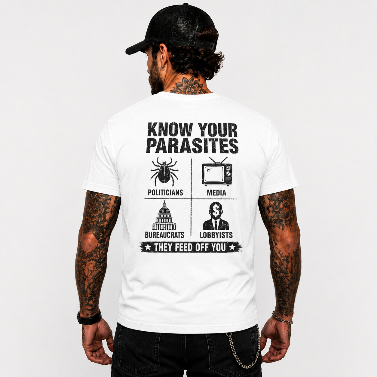 Know Your Parasites Deer Tick Dog Tick Luna Tick Shirt Funny Anti Trump Political Graphic Tee Protest Gift For Adults