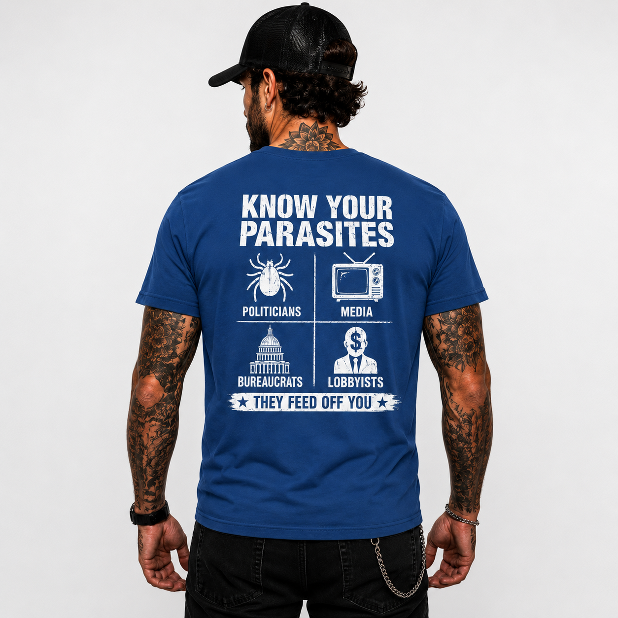 Know Your Parasites Deer Tick Dog Tick Luna Tick Shirt Funny Anti Trump Political Graphic Tee Protest Gift For Adults