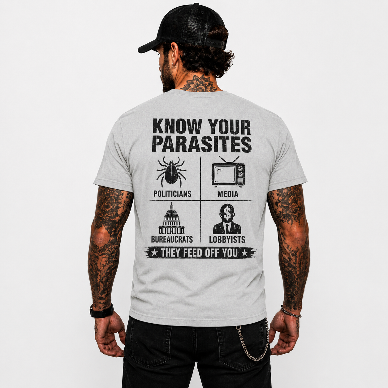 Know Your Parasites Deer Tick Dog Tick Luna Tick Shirt Funny Anti Trump Political Graphic Tee Protest Gift For Adults