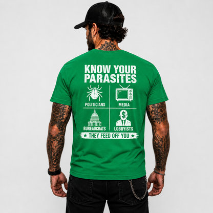 Know Your Parasites Deer Tick Dog Tick Luna Tick Shirt Funny Anti Trump Political Graphic Tee Protest Gift For Adults