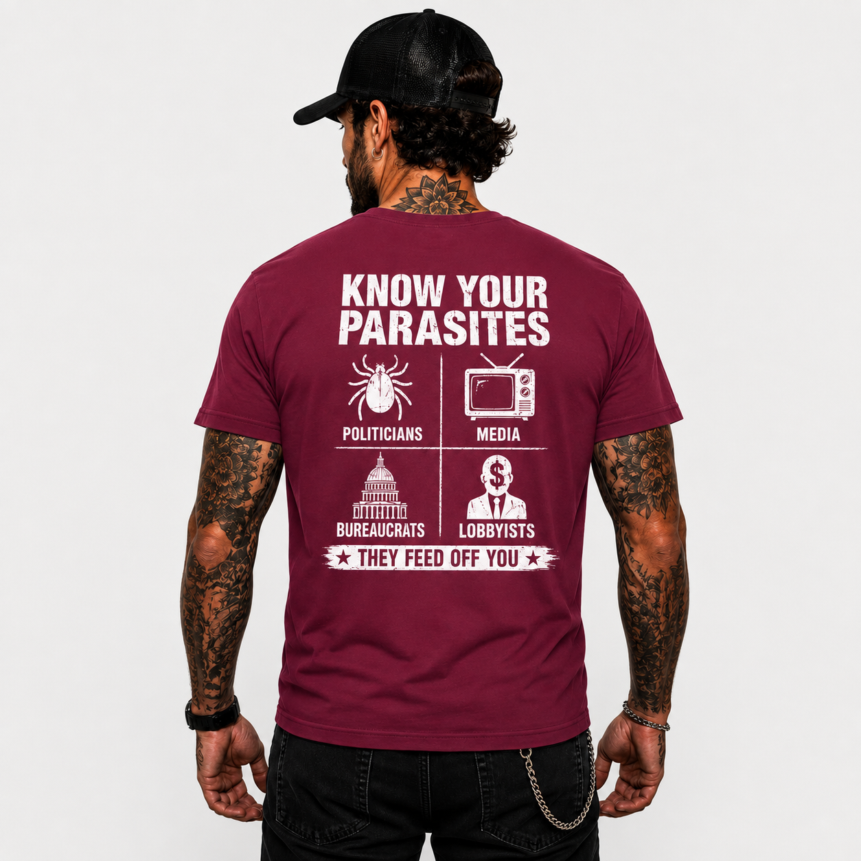 Know Your Parasites Deer Tick Dog Tick Luna Tick Shirt Funny Anti Trump Political Graphic Tee Protest Gift For Adults