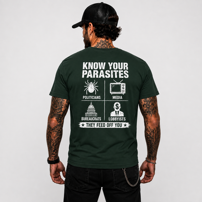 Know Your Parasites Deer Tick Dog Tick Luna Tick Shirt Funny Anti Trump Political Graphic Tee Protest Gift For Adults