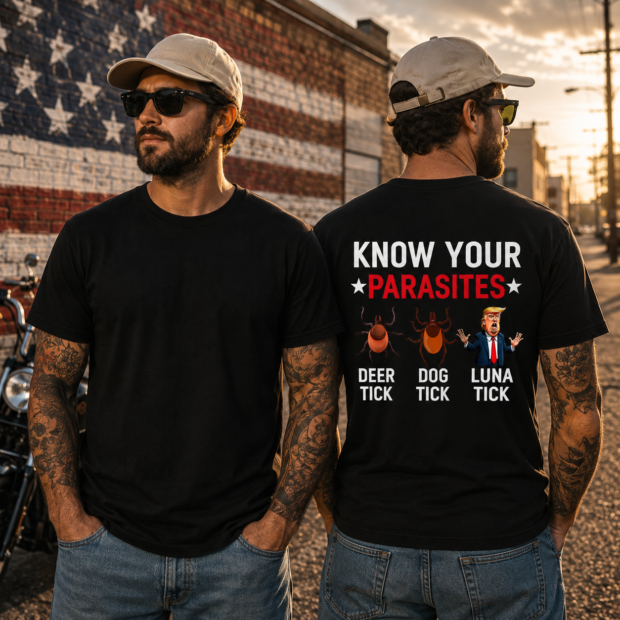 Know Your Parasites Shirt Funny Anti Trump Political Graphic Tee Protest Meme Gift For Adults