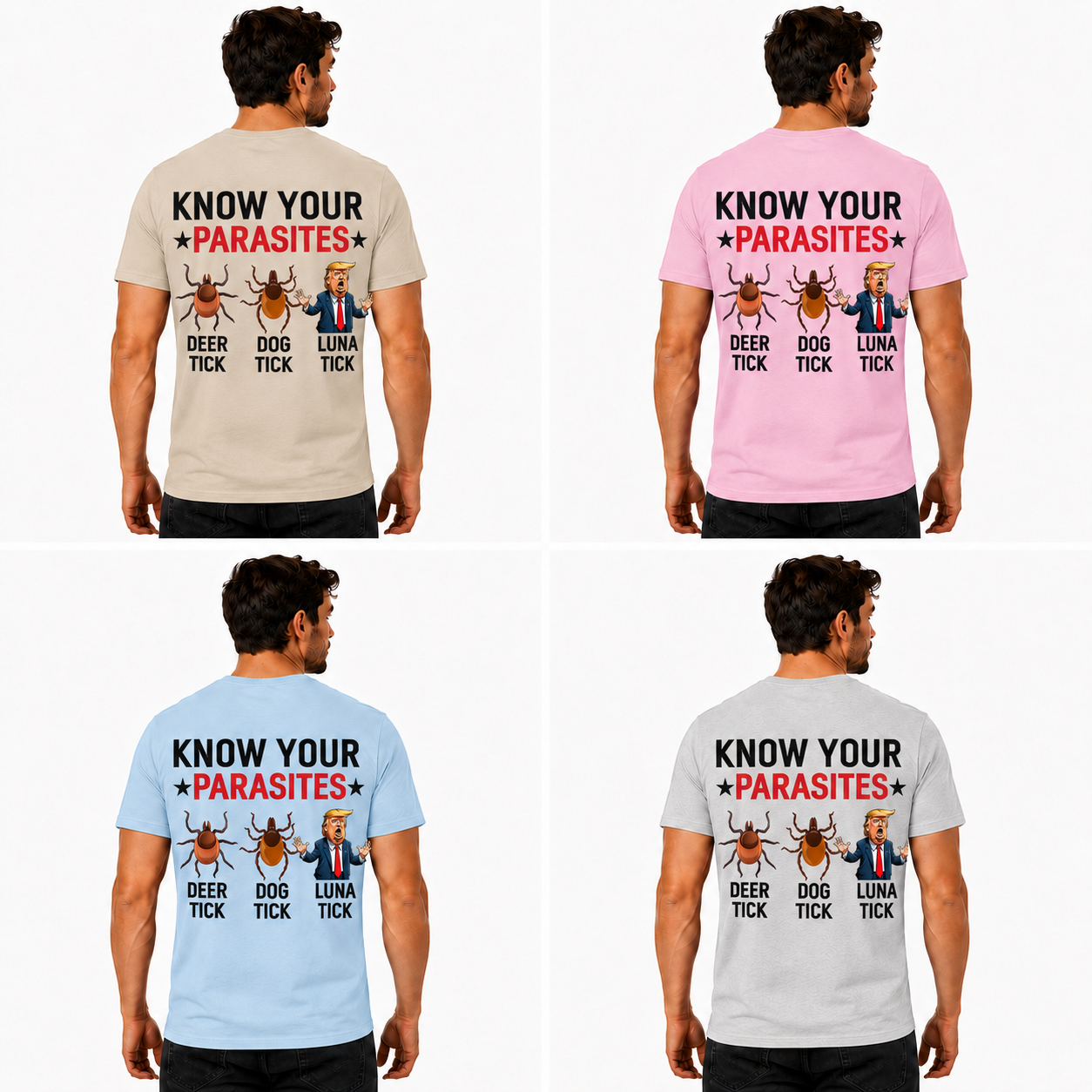 Know Your Parasites Shirt Funny Anti Trump Political Graphic Tee Protest Meme Gift For Adults