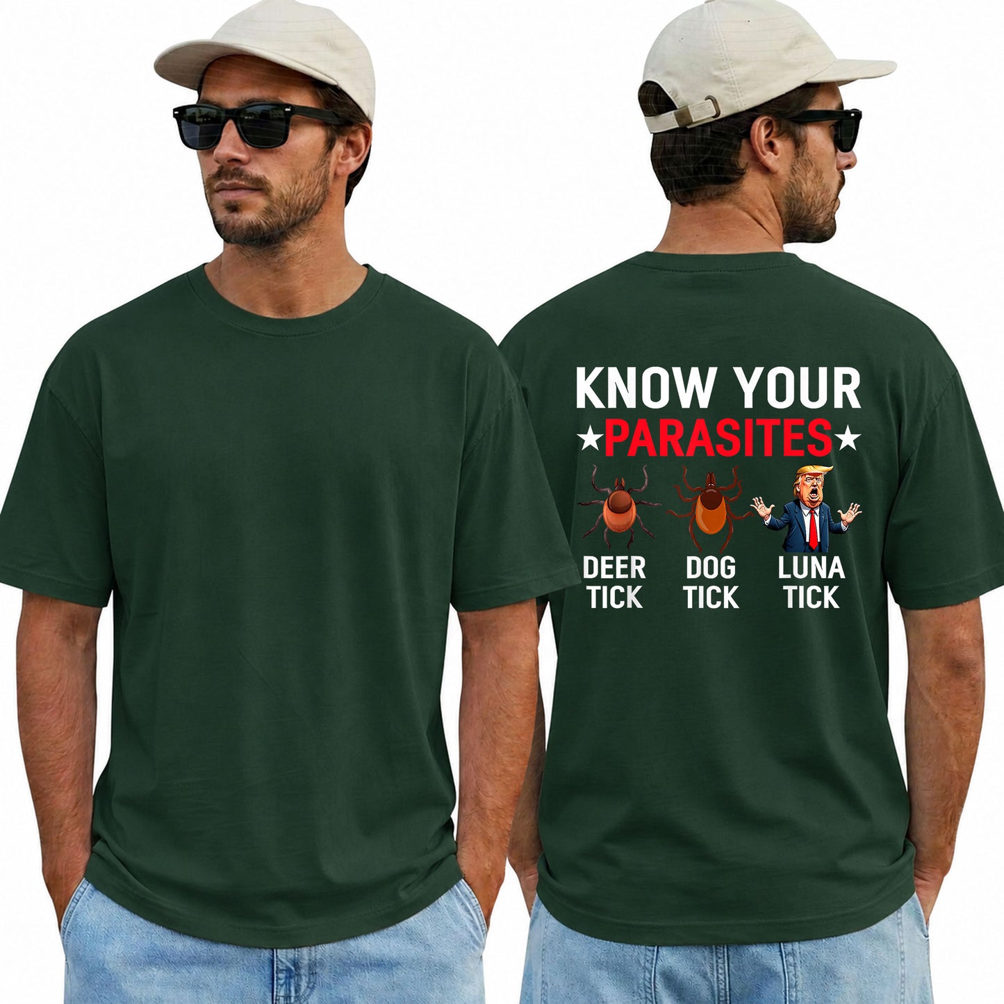 Know Your Parasites Shirt Funny Anti Trump Political Graphic Tee Protest Meme Gift For Adults