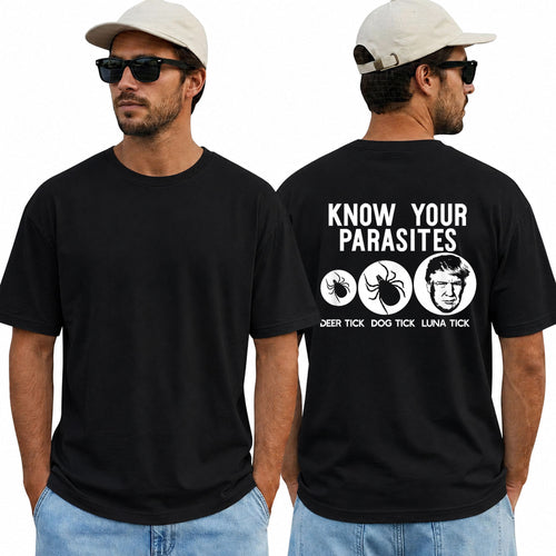 Know Your Parasites Shirt Funny Anti Trump Resist Political Graphic Tee Protest Gift For Adults