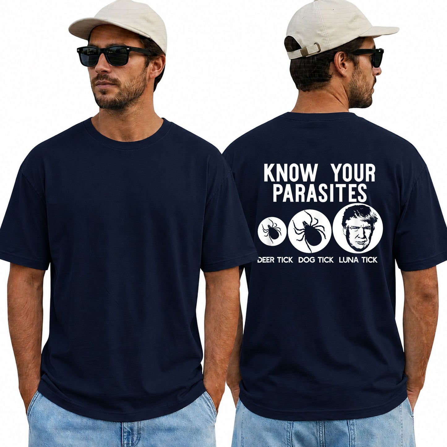 Know Your Parasites Shirt Funny Anti Trump Resist Political Graphic Tee Protest Gift For Adults