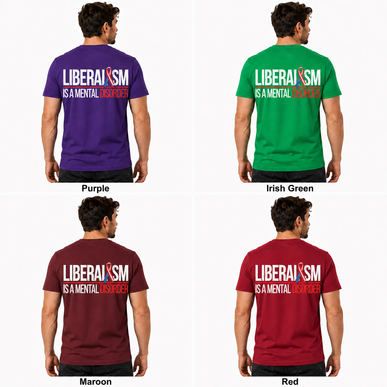 Liberalism Is A Mental Disorder Shirt Funny Conservative Political Graphic Tee Anti Woke Patriot Gift For Adults