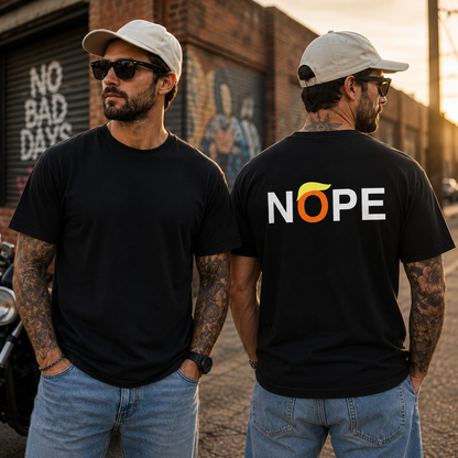 Nope Shirt Funny Anti Trump Political Graphic Tee Protest Gift For Adults