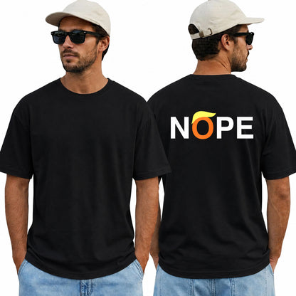 Nope Shirt Funny Anti Trump Political Graphic Tee Protest Gift For Adults