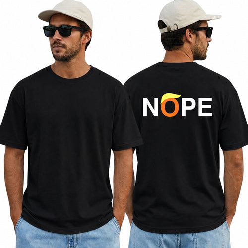 Nope Shirt Funny Anti Trump Political Graphic Tee Protest Gift For Adults