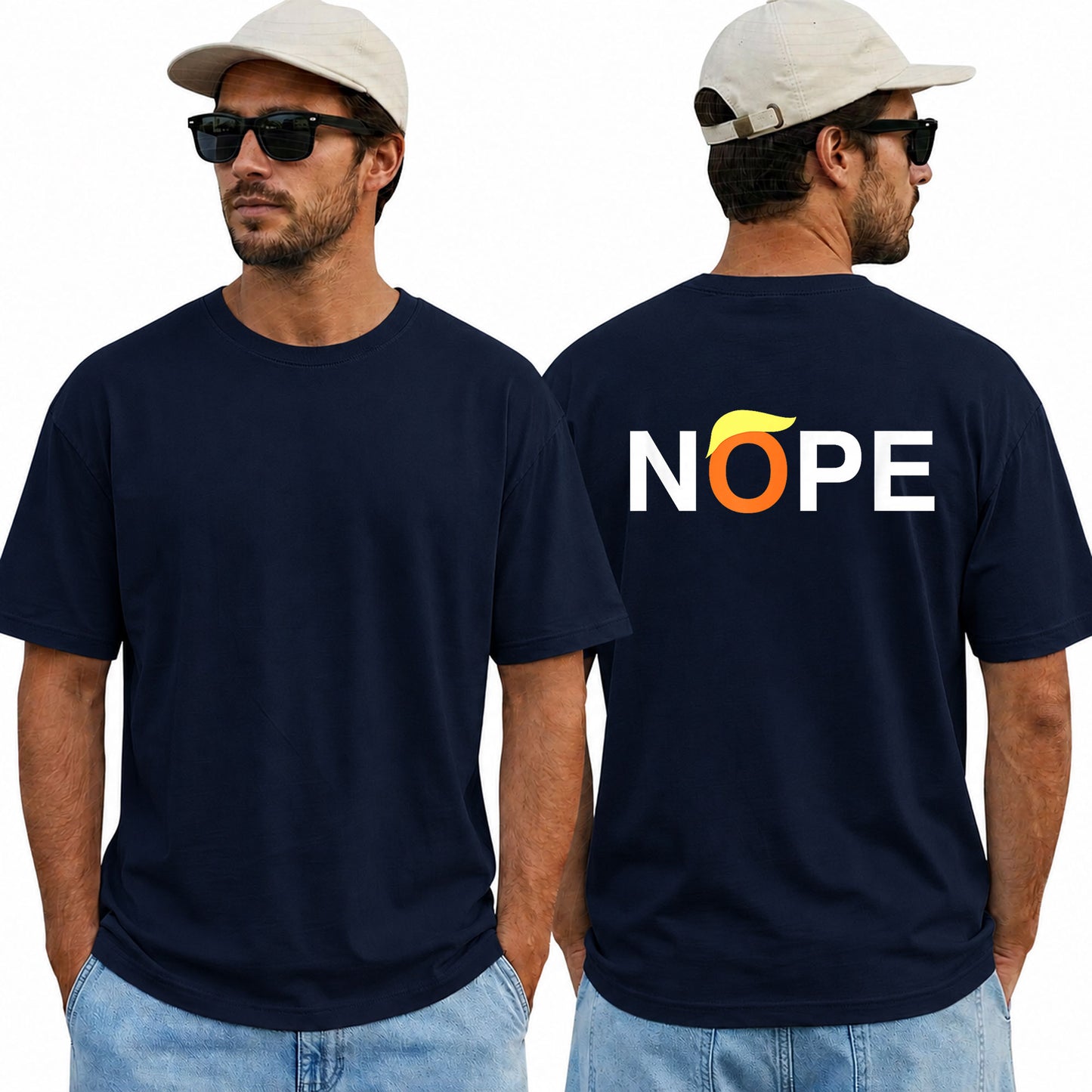 Nope Shirt Funny Anti Trump Political Graphic Tee Protest Gift For Adults