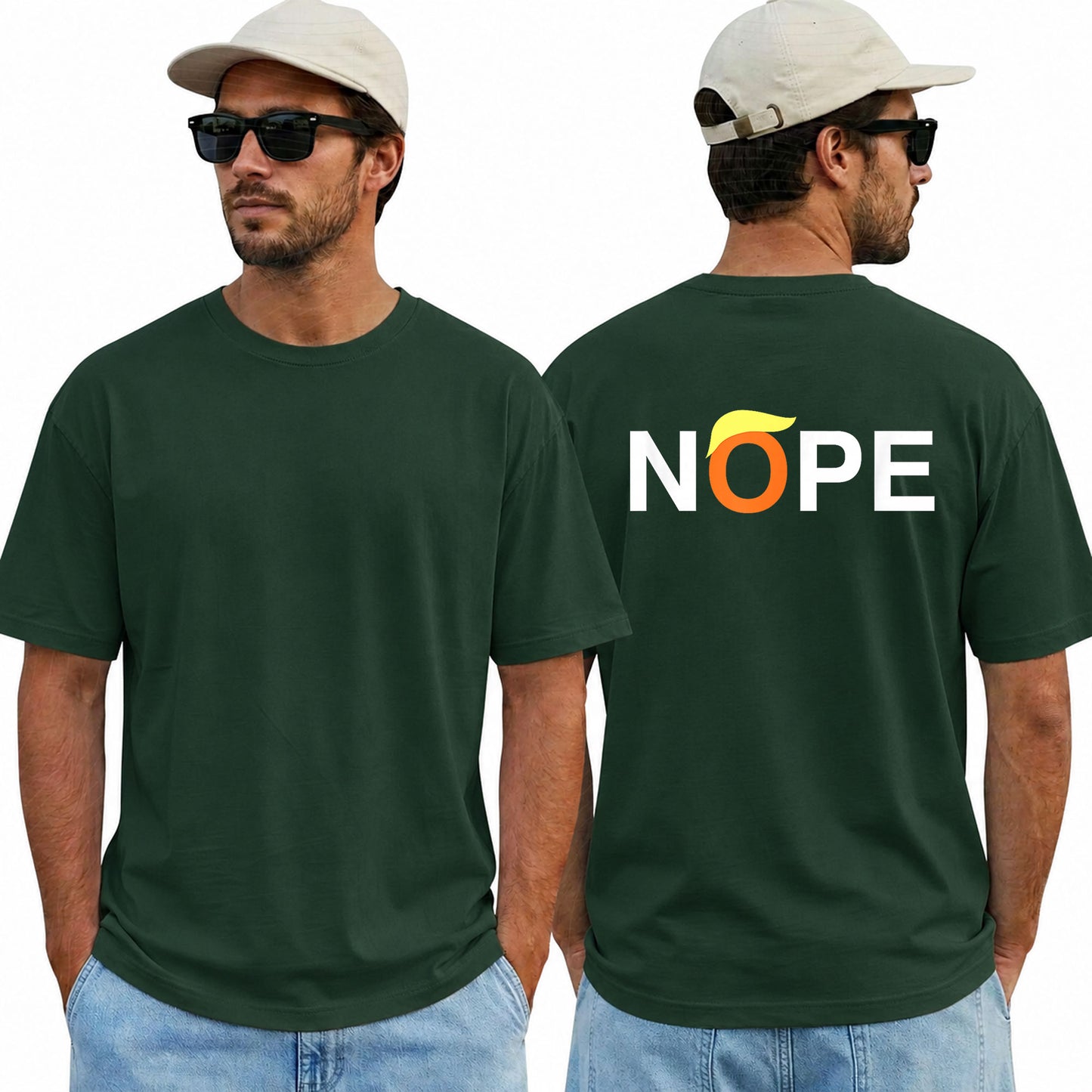 Nope Shirt Funny Anti Trump Political Graphic Tee Protest Gift For Adults