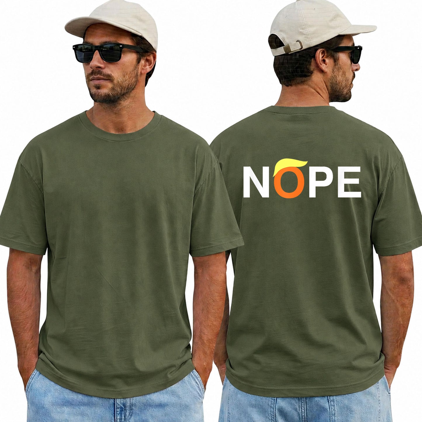 Nope Shirt Funny Anti Trump Political Graphic Tee Protest Gift For Adults